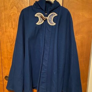 Blue Wool Cloak